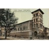 Carte postale ancienne de Vienne montrant le musée lapidaire et l'ancienne basilique Saint-Pierre.