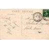 Carte Postale Ancienne Biarritz Rocher de la Vierge Vague 1910