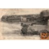 Carte postale ancienne de Biarritz montrant le Casino et le Grand Hôtel à marée montante, carte voyagée LL.