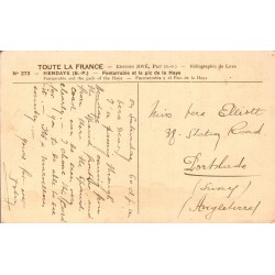 Carte Postale Ancienne Hendaye Fontarabie Pic de la Haya Pays Basque