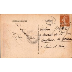 Carte Postale Ancienne Hendaye Île des Faisans Traité des Pyrénées