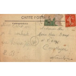 Carte postale ancienne Nîmes Jardin de la Fontaine – Vue générale