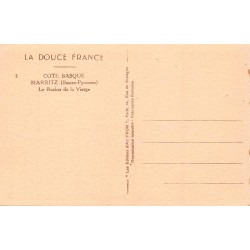Carte Postale Ancienne Biarritz Rocher de la Vierge Éditions Yvon