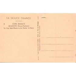 Carte Postale Ancienne Biarritz Cap Saint-Martin Rocher de Basta Éditions Yvon