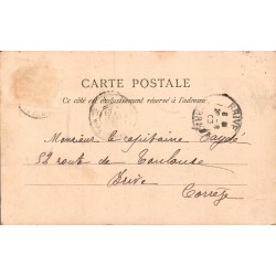 Carte Postale Ancienne Bayonne Le Pont et le Vieux Réduit 1903