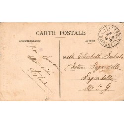 Carte Postale Ancienne Bayonne Pont Marengo Cathédrale 1913