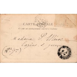 Carte Postale Ancienne Pau Statue Henri IV Place Royale D. T. Edit.