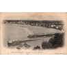 Carte postale ancienne de Saint-Jean-de-Luz montrant la plage et la baie vues depuis Bordagain.