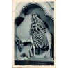 Carte postale ancienne représentant la sculpture de la Fuite en Égypte dans l'église du Saint-Esprit à Bayonne.