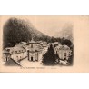 Carte postale ancienne d'Eaux-Chaudes montrant la vue générale de la station thermale dans la vallée d'Ossau.