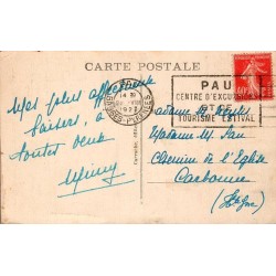 Carte Postale Ancienne Pau Château Berceau d'Henri IV Carrache 1927
