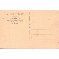 Carte Postale Ancienne Biarritz Grande Plage vue du Phare Éditions Yvon