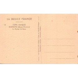 Carte Postale Ancienne Biarritz Le Rocher de Basta