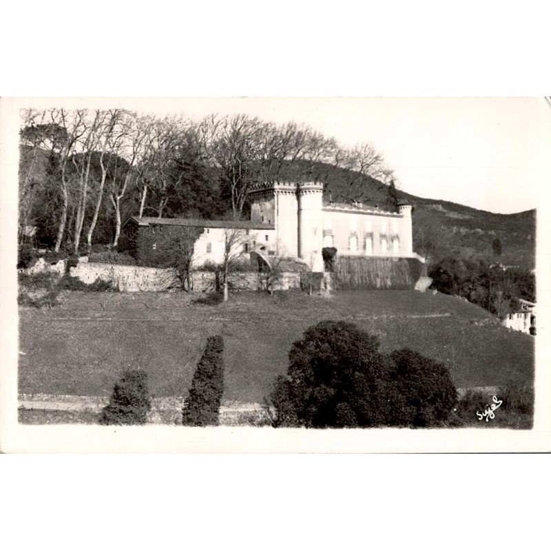 Carte postale ancienne Château de Calviac Lasalle Gard monument historique