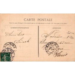 Carte Postale Ancienne Pau Vue de la Gare Tramway Belle Époque