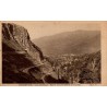 Carte postale ancienne de Pierrefitte montrant la route de Cauterets, le tunnel et la vallée des Hautes-Pyrénées.