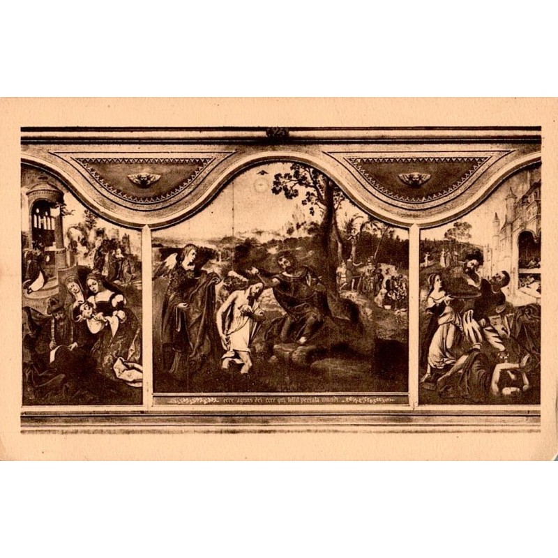 Carte postale ancienne Musée des Augustins Toulouse scène de la vie de Saint Jean-Baptiste