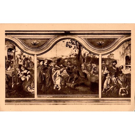 Carte postale ancienne Musée des Augustins Toulouse scène de la vie de Saint Jean-Baptiste