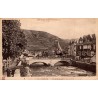 Carte postale ancienne d'Arreau montrant le pont sur la Neste de Louron dans la vallée d'Aure.