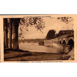 21 - TOULOUSE - Vue Artistique - La Garonne au Pont Neuf