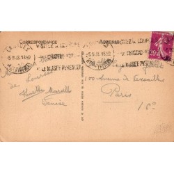 Carte Postale Ancienne Lourdes Vallée Pic du Jer LL 1933