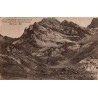 Carte postale ancienne de Gavarnie montrant le chemin du Piméné, le Pic Rouge du Pailla et la Brèche d'Allanz.