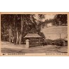 Carte postale ancienne de Bagnères-de-Bigorre montrant l'entrée du Parc Thermal de Salut.