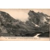 Carte postale ancienne du col du Tourmalet et du Pic de l'Espade avec paysage de haute montagne.