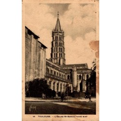55 - TOULOUSE - L’Église St-Cernin (côté Sud)