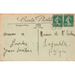 CPA Lourdes – La Basilique – LL n°10 – Carte circulée