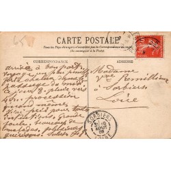 Carte Postale Ancienne Lourdes La Grotte Pèlerinage 1909