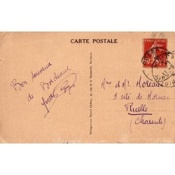 Carte postale ancienne Bordeaux – Monument des Girondins groupe nord