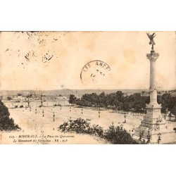 123 - BORDEAUX - La Place des Quinquonces - Le Monument des Girondins - B.R - 628