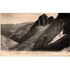 Carte postale ancienne de Gavarnie montrant les Sarradets vus depuis le glacier du Taillon.