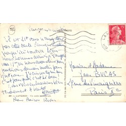 Carte Postale Ancienne Langres Un coin médiéval C.A.P. 1952