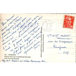 Carte postale ancienne Bordeaux – Cathédrale Saint-André façade nord