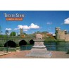 Carte postale moderne de Limerick montrant la Treaty Stone devant le château du Roi Jean.