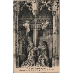 15 - BOURG - Eglise de BROU - Rétable de la chapelle de la Vierge - La Nativité