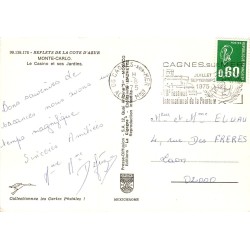 Carte Postale Moderne Monte-Carlo Casino et Jardins La Cigogne 1975