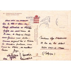 Carte Postale Moderne Souvenir de Monte-Carlo Molipor n°82