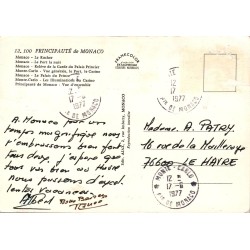 Carte Postale Moderne Monaco Monte-Carlo Multivues AJAX 1977
