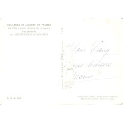 Carte Postale Moderne Vue Générale Monte-Carlo Monaco Éditions Yvon