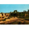 Carte Postale Moderne représentant un coucher de soleil sur les ruines antiques de Carthage en Tunisie.