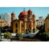 Carte postale ancienne de la Métropole de Thessalonique avec sa cathédrale orthodoxe à coupoles rouges.