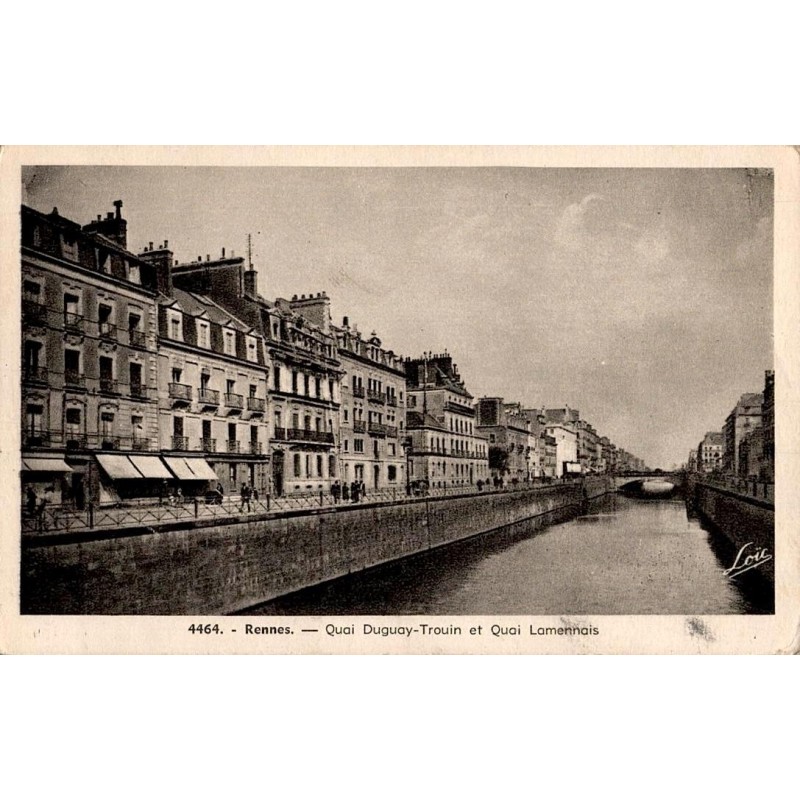 4464 - RENNES - Quai Duguay-Trouin et Quai Lamennais