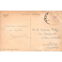 Carte Postale Ancienne Athènes Parthénon Acropole Édition THEO