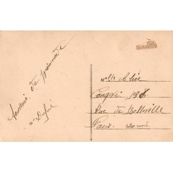 Carte postale ancienne Saint-Malo – Le môle par tempête