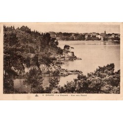 Carte postale ancienne Dinard – La Vicomte, vue vers Dinard