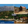 Carte postale d'Elounda en Crète avec Agios Loukas, Agios Fokas et vestiges antiques, voyagée en 2018