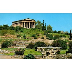 CPSM Athènes Temple d'Héphaïstos Grèce.